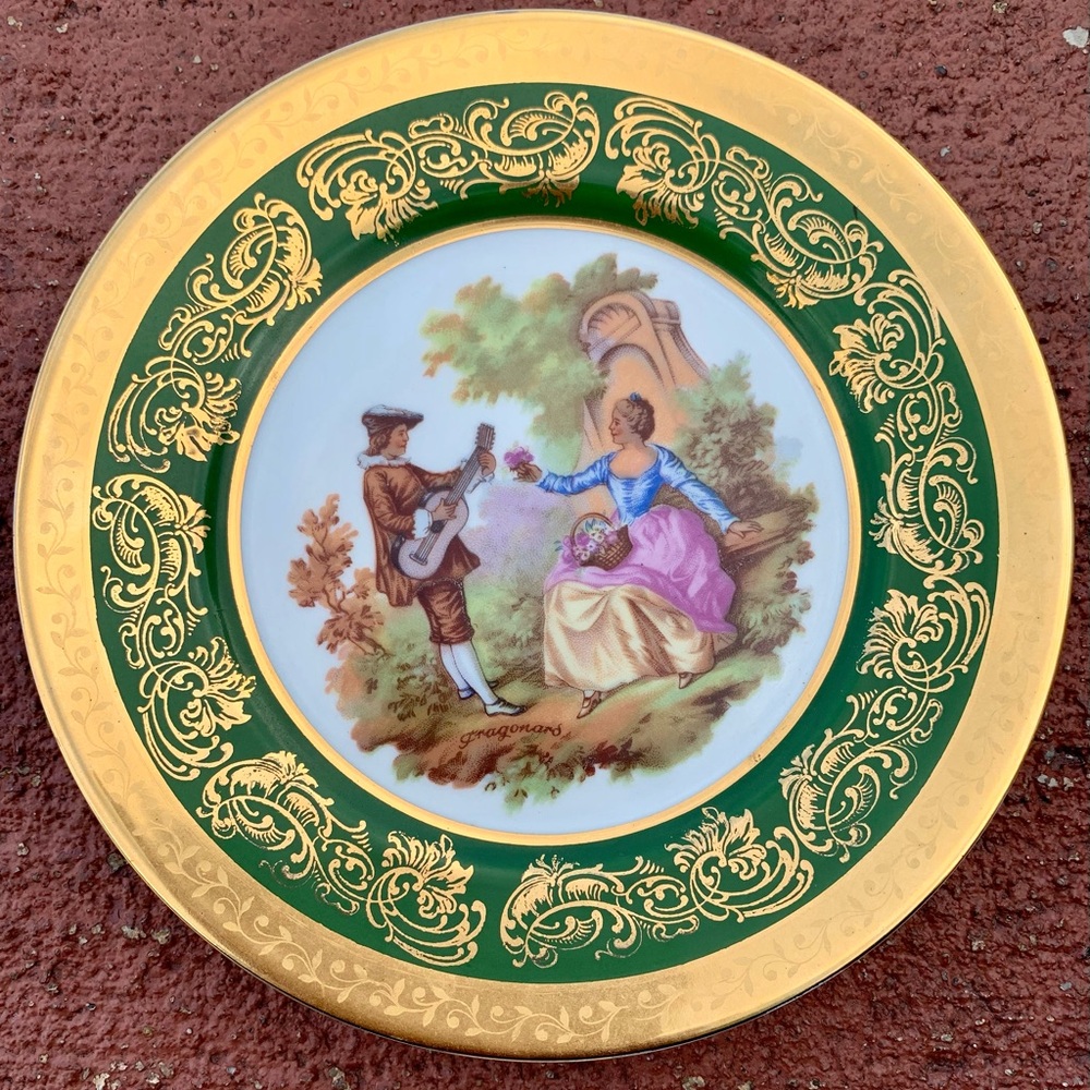 Vintage Limoges 6” Plate